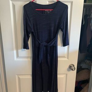 Latched Mama Navy Blue Nursing Dress Small